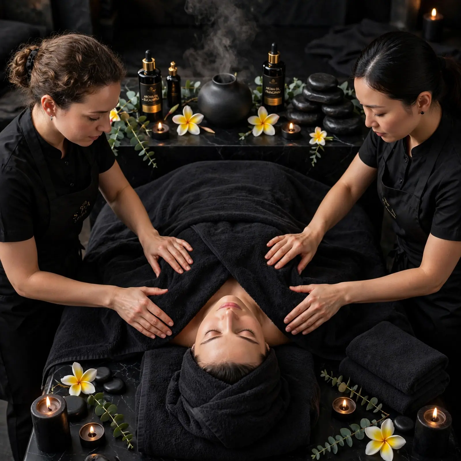 harmony massage dual therapist