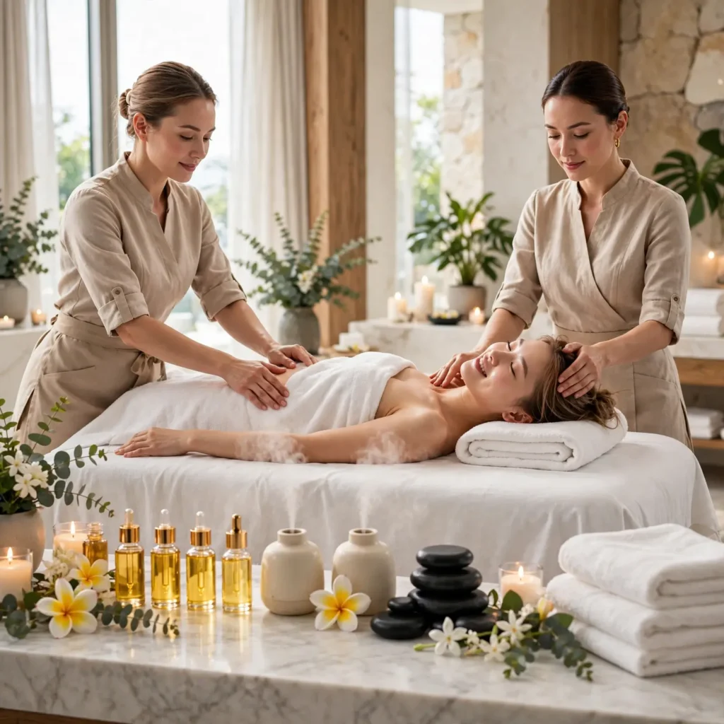 luxury spa treatement