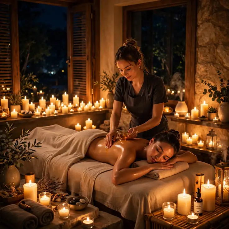 B2B Massage 18 Candle_Light_Glow_b2b massage